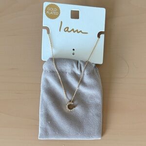 Gold-Plated Crescent Moon Necklace